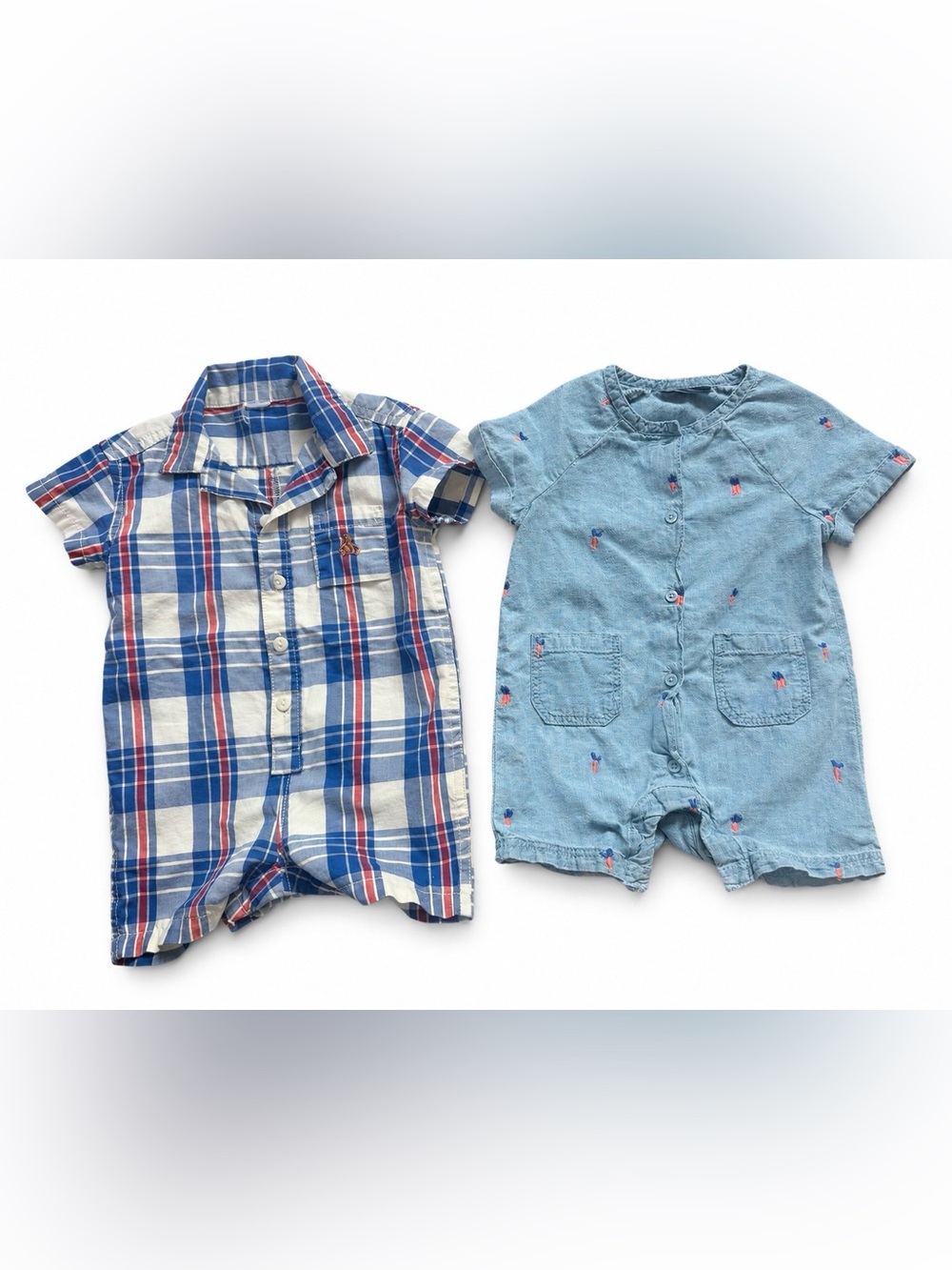 Baby Gap Romper Bundle 2 Pairs Size 3-6 Months